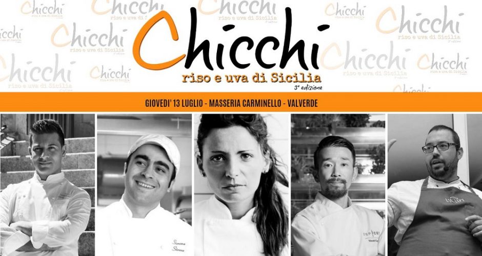 Chicchi di riso e uva di Sicilia : 5 chef per un arancino.