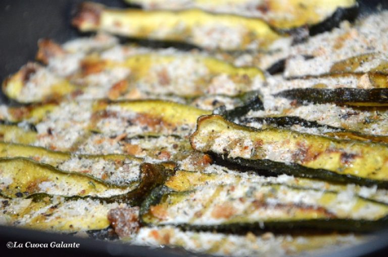 Zucchine Al Forno Gratinate - La Cuoca Galante - Cucina Sana